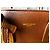 Autre Marque Saint Laurent Borsa SDJ Soft Bo in pelle marrone - vista 3