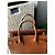 Autre Marque Saint Laurent Borsa SDJ Soft Bo in pelle marrone - vista 5
