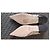 Guess Monogram Canvas & Brown Leather Ballet Flats Beige - view 5