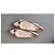 Guess Monogram Canvas & Brown Leather Ballet Flats Beige - view 7