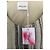 Laurence Dolige Chaqueta corta de seda a rayas Laurence Doligé Beige Gris antracita - vista 3