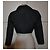 Pinko Black Ruffled Cropped Jacket - view 4