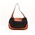 Gucci Jackie Borsa Hobo in Tela Nera e Pelle Marrone Nero - vista 3