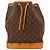 Louis Vuitton Monogram Noé Bolsa Saco Marrom Monograma