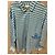 DMN Camicia a motivo pied-de-poule blu e bianco - vista 15