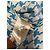 DMN Camicia a motivo pied-de-poule blu e bianco - vista 6
