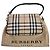 Bolso de hombro Burberry Nova Check Castaño Beige