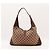 Gucci GG Monogramm Canvas Hobo-Bag mit Web-Streifen Braun Rot Beige Grün - Ansicht 3