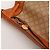 Céline Celine Bolsa Bucket Tela Monograma e Couro Marrom - vista 8