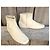 Autre Marque Botas de cano curto de couro Le Plagiste Creme - vista 2