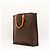 Louis Vuitton Sac Shopping Monogram Marrom Monograma - vista 4