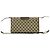 Gucci Old GG Logo Pattern Schultertasche aus Leder Braun - Ansicht 3