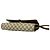 Gucci Old GG Logo Pattern Schultertasche aus Leder Braun - Ansicht 8