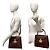 Borsa a tracolla 2 vie in pelle con logo e chiusura Old Lady Lock GUCCI Marrone - vista 2