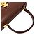 Borsa a tracolla 2 vie in pelle con logo e chiusura Old Lady Lock GUCCI Marrone - vista 4