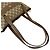 Borsa Tote in pelle Gucci Old GG Logo Pattern Marrone - vista 4