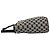 Gucci Mini Tote Bag aus Leder und Canvas mit GG Logo Muster Schwarz - Ansicht 5