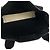 Borsa Balenciaga Cabas Logo in tela e pelle blu navy Nero Crudo - vista 9