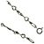 Autre Marque Bracciale ID Tiffany Vintage Heart Link Argento - vista 4