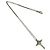 Autre Marque Collana Croce Tiffany Vintage Signature Argento D'oro - vista 6