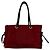 Borsa Tote in pelle scamosciata con logo ricamato Loewe Marrone Rosso