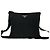 Prada Nylon Schultertasche Schwarz