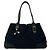 Gucci Sherry Line GG Canvas Leder Tote Bag Schwarz