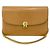 Christian Dior Vintage Brown Leather 2-Way Chain Shoulder Bag