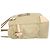Bolsa de Ombro 2-Way em Couro e Lona Anagram LOEWE Rosa Bege - vista 5