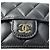 Portafoglio tri-fold Chanel Matelassé Caviar Skin Nero - vista 10