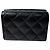 Portafoglio tri-fold Chanel Matelassé Caviar Skin Nero - vista 2