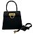 Borsa in pelle Salvatore Ferragamo con logo Gancini Nero