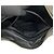 Céline CELINE Vintage Macadam Leder-Semi-Schultertasche mit rundem Logo Braun Schwarz - Ansicht 10