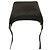 Céline CELINE Vintage Macadam Leder-Semi-Schultertasche mit rundem Logo Braun Schwarz - Ansicht 4