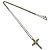 Autre Marque Collana Croce Tiffany Vintage Signature Argento D'oro