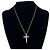 Autre Marque Collana Croce Tiffany Vintage Signature Argento D'oro - vista 2