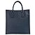 Bolso de mano Prada en cuero Saffiano Azul marino - vista 3