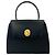 Céline CELINE Vintage Starball Logo Hardware Mini Leder-Tote-Bag Schwarz