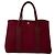 Hermès Bolso Hermes Garden Party PM Roja Burdeos - vista 3