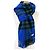 Stole Burberry en cachemire bleu - vue 2