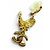 Timeless Orecchini a clip Chanel Coco Mark Star Eco Pearl Rhinestone D'oro - vista 5
