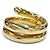 Anello a Fascia Oro Bottega Veneta D'oro - vista 3