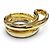 Anello a Fascia Oro Bottega Veneta D'oro - vista 4