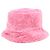 Cappello bucket Prada in spugna rosa - vista 4