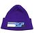Gorro de punto de lana morado Prada Púrpura
