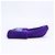 Gorro de punto de lana morado Prada Púrpura - vista 2