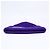 Gorro de punto de lana morado Prada Púrpura - vista 3