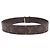 Ceinture réversible Louis Vuitton Monogram Canvas Marron - vue 3