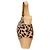 Dolce & Gabbana Bolsa de mão em couro com estampa de leopardo D&G Bege - vista 4