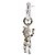 Pendiente de aro Satya Single Drop Vivienne Westwood Plata